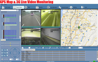 automobile in tempo reale MDVR di 4CH 4G GPS video per il veicolo con l'allarme professionale di GSM