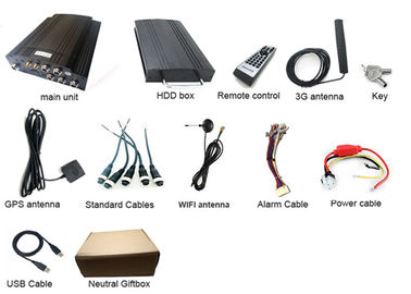 4CH/8CH 2,5&quot; supporto G - sensore dell'automobile DVR della scatola nera 720P di HDD 2TB WIFI