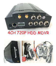 registratore mobile 720P del veicolo DVR del bus di deviazione standard GPS di 4G HDD con il pulsante antipanico