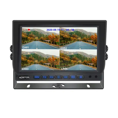 7 pollici schermo LCD AHD 4-canale quad SD Card AHD veicolo LCD monitor auto con telecamere 1080P