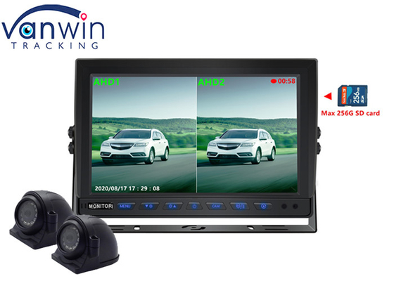 7' 9' 10' 2 Splits AHD Car Display TFT Car Monitor per la registrazione video a 2 canali