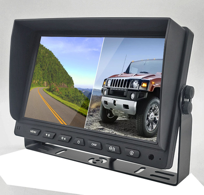 7' 9' 10' 2 Splits AHD Car Display TFT Car Monitor per la registrazione video a 2 canali